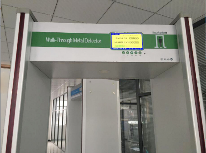 IP 55 날씨 - 증거 대사관 경찰 기능을 위한 가득 차있는 몸 금속 탐지기