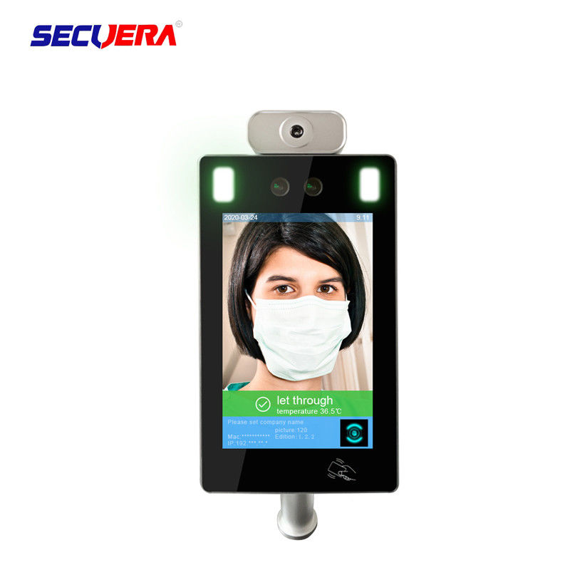Custom Walk Through Thermometer 8 Inch IPS LCD Screen Kids AI Face Recognition