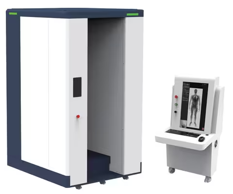 단일 뷰 보안 신체 스캐너 X 레이 인체 보안 검색 시스템 850W 127/220VAC